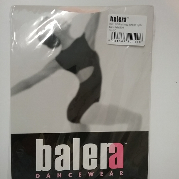 Balera pink footed tights